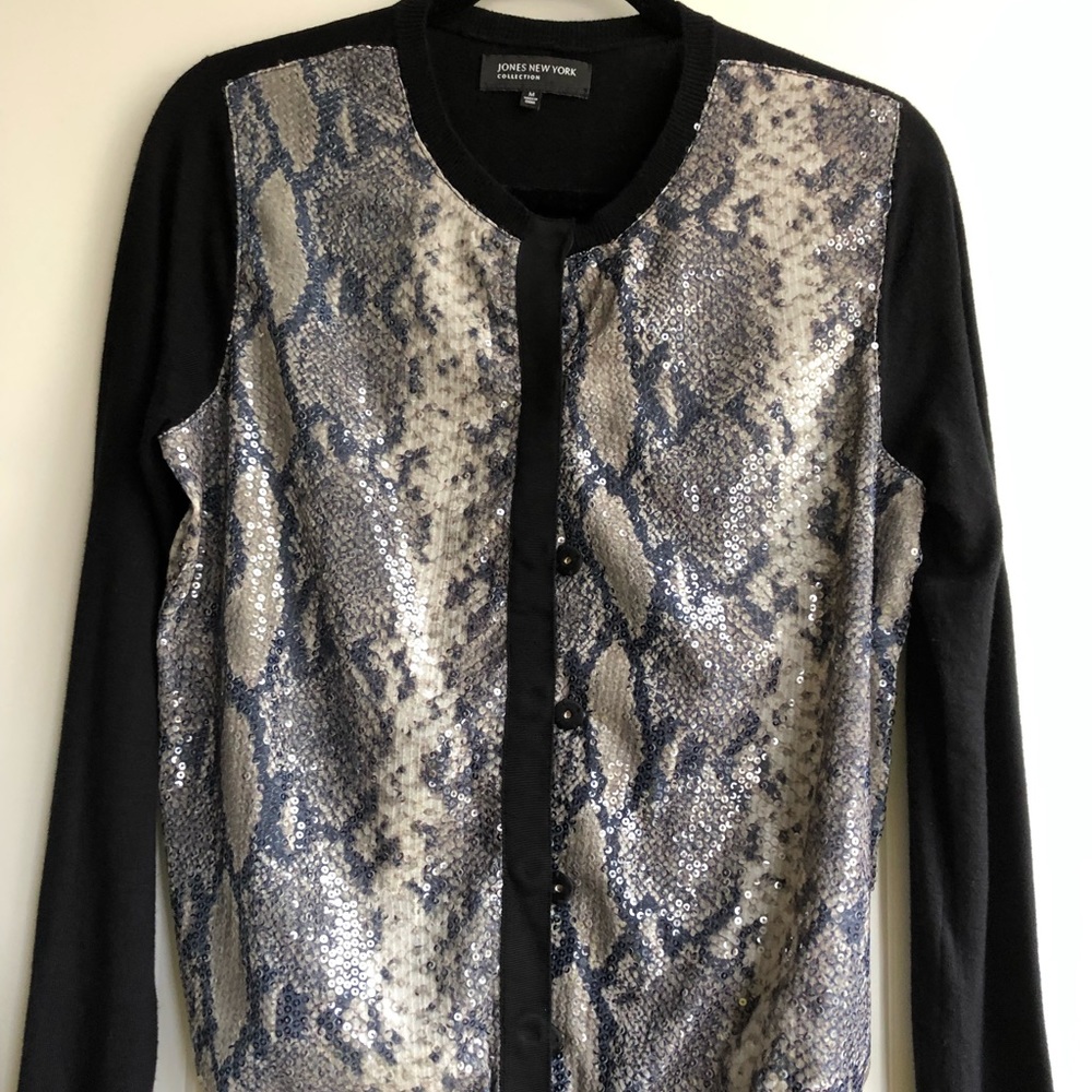 Jones New York Sequin Sweater
